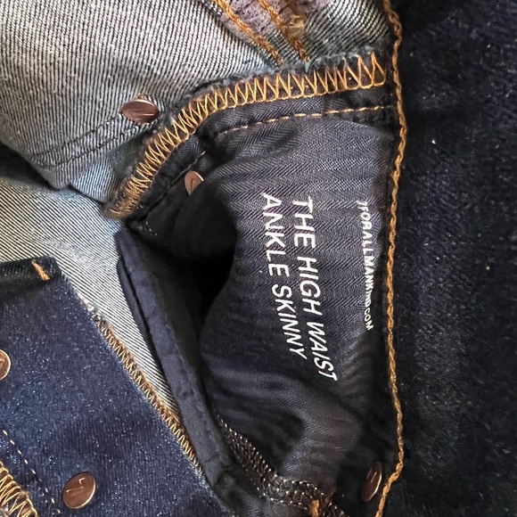 7 For All Mankind High Waist Ankle Skinny Jeans - Picture 9 of 9